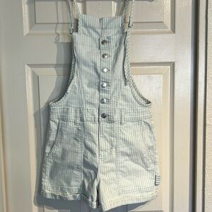 Celebrity Pink Striped Overall Shorts